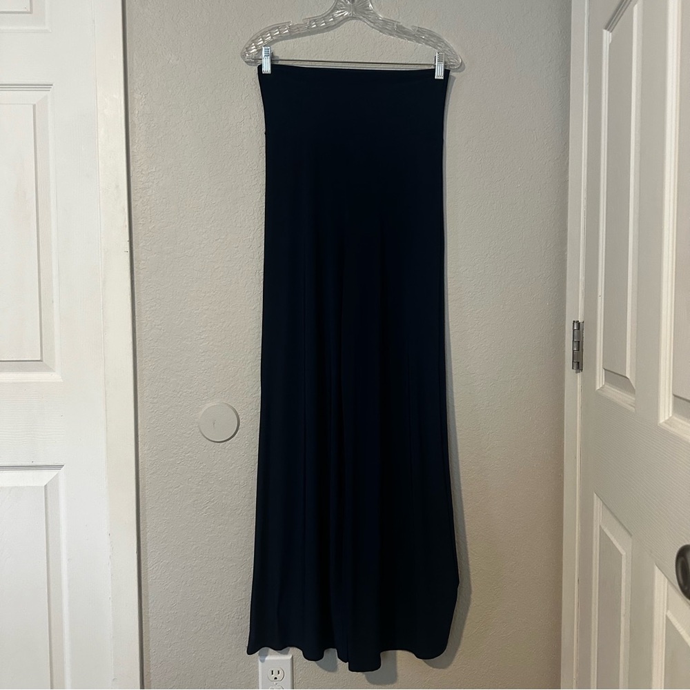 Navy Dress flowy pant